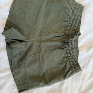 J. Crew Women's Cargo Shorts in Olive